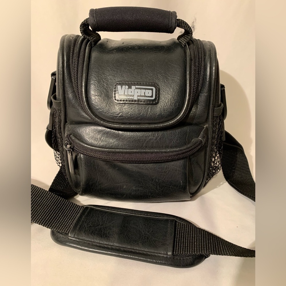 Vidpro Black Camera Camcorder Bag Small Detachable Shoulder Strap - Picture 3 of 10
